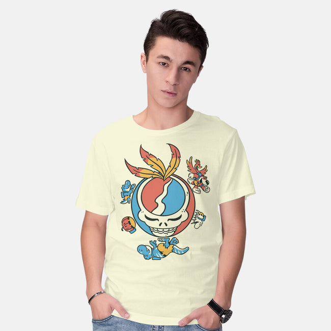 Grateful Bear-Mens-Basic-Tee-Henrique Torres