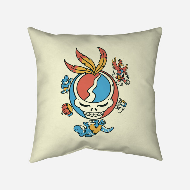 Grateful Bear-None-Removable Cover w Insert-Throw Pillow-Henrique Torres