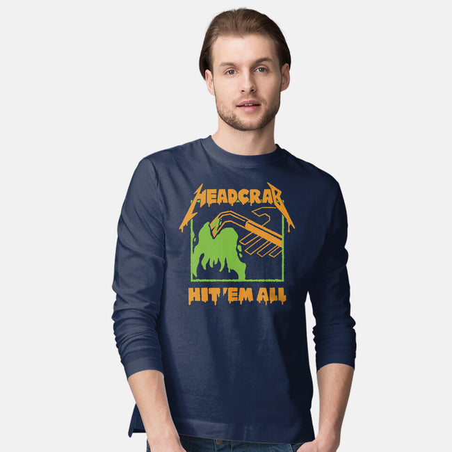 Hit Em All-Mens-Long Sleeved-Tee-Henrique Torres
