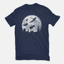 Full Moon Over London-Mens-Basic-Tee-DrMonekers
