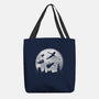 Full Moon Over London-None-Basic Tote-Bag-DrMonekers