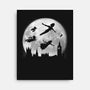 Full Moon Over London-None-Stretched-Canvas-DrMonekers