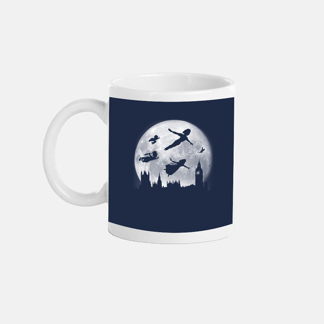 Full Moon Over London-None-Mug-Drinkware-DrMonekers