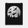 Full Moon Over London-None-Matte-Poster-DrMonekers