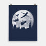 Full Moon Over London-None-Matte-Poster-DrMonekers