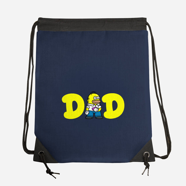 Dad And Donuts-None-Drawstring-Bag-krisren28