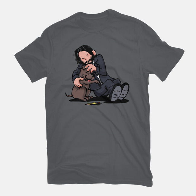 My Best Friend-Unisex-Basic-Tee-zascanauta
