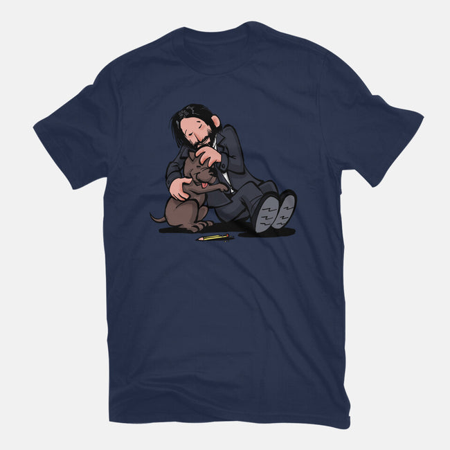 My Best Friend-Womens-Fitted-Tee-zascanauta