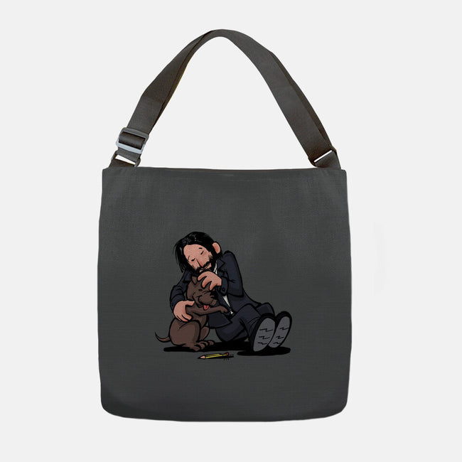 My Best Friend-None-Adjustable Tote-Bag-zascanauta