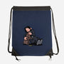 My Best Friend-None-Drawstring-Bag-zascanauta