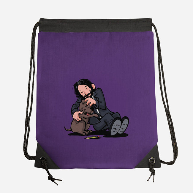 My Best Friend-None-Drawstring-Bag-zascanauta