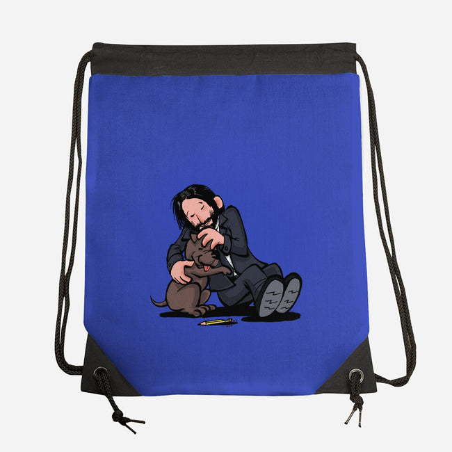 My Best Friend-None-Drawstring-Bag-zascanauta