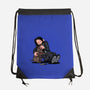 My Best Friend-None-Drawstring-Bag-zascanauta