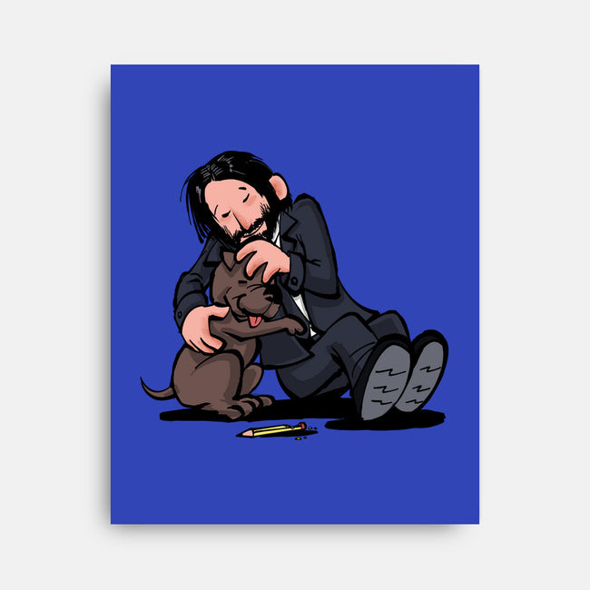 My Best Friend-None-Stretched-Canvas-zascanauta