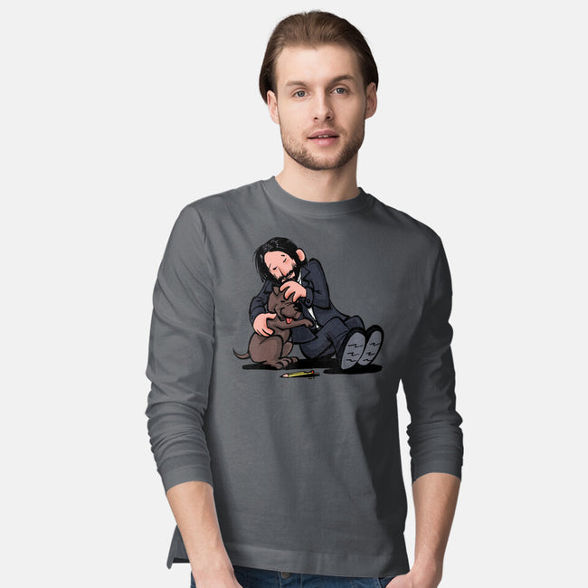 My Best Friend-Mens-Long Sleeved-Tee-zascanauta