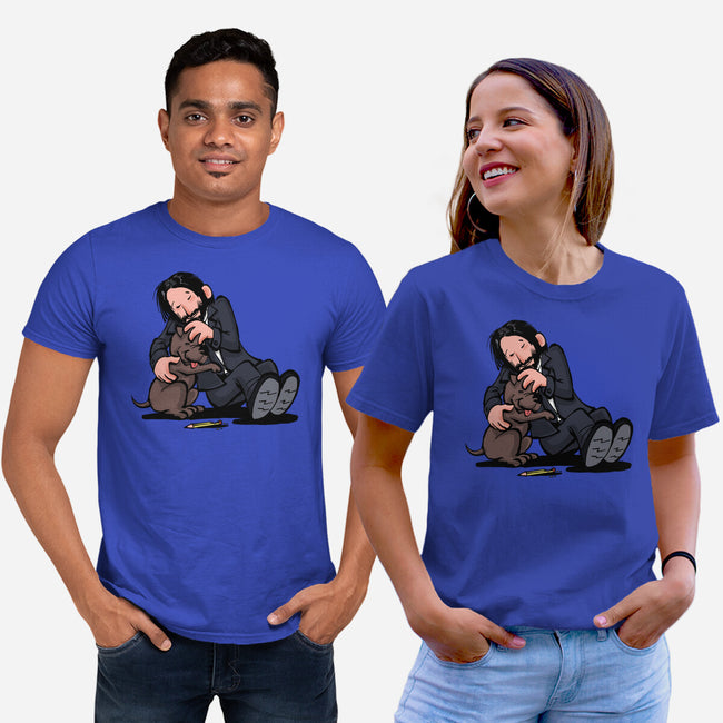 My Best Friend-Unisex-Basic-Tee-zascanauta