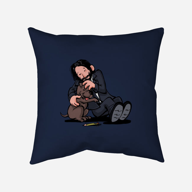 My Best Friend-None-Removable Cover w Insert-Throw Pillow-zascanauta