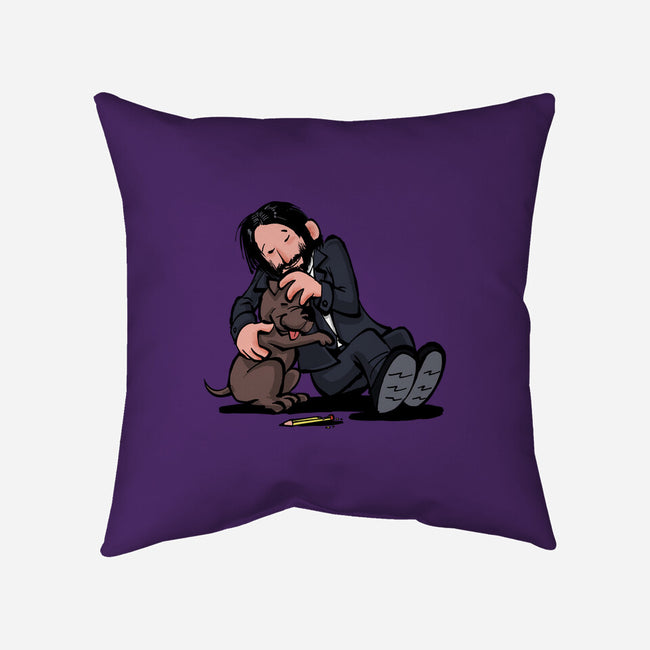 My Best Friend-None-Removable Cover w Insert-Throw Pillow-zascanauta