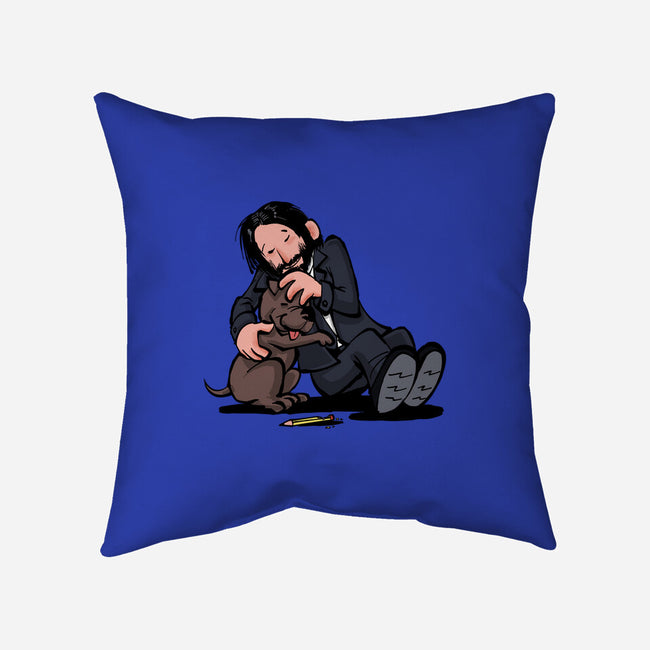 My Best Friend-None-Removable Cover w Insert-Throw Pillow-zascanauta