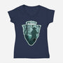 Visit Dagobah-Womens-V-Neck-Tee-palmstreet