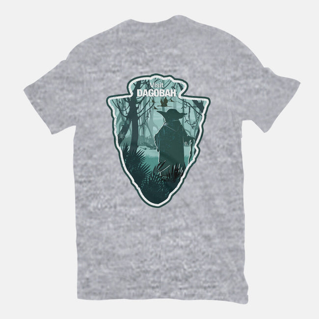 Visit Dagobah-Womens-Fitted-Tee-palmstreet