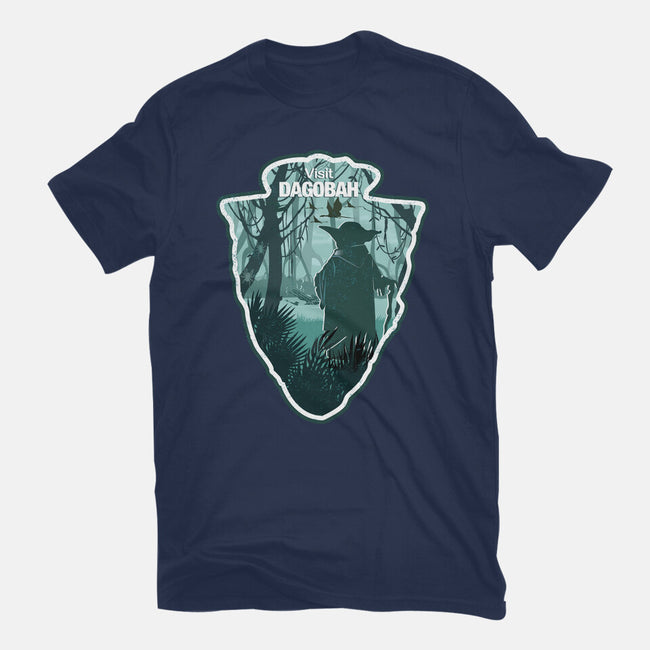 Visit Dagobah-Womens-Fitted-Tee-palmstreet
