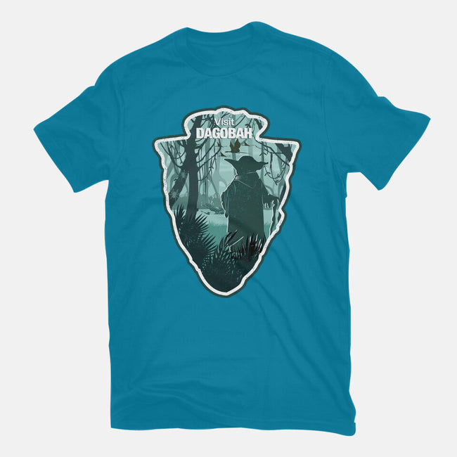 Visit Dagobah-Womens-Fitted-Tee-palmstreet
