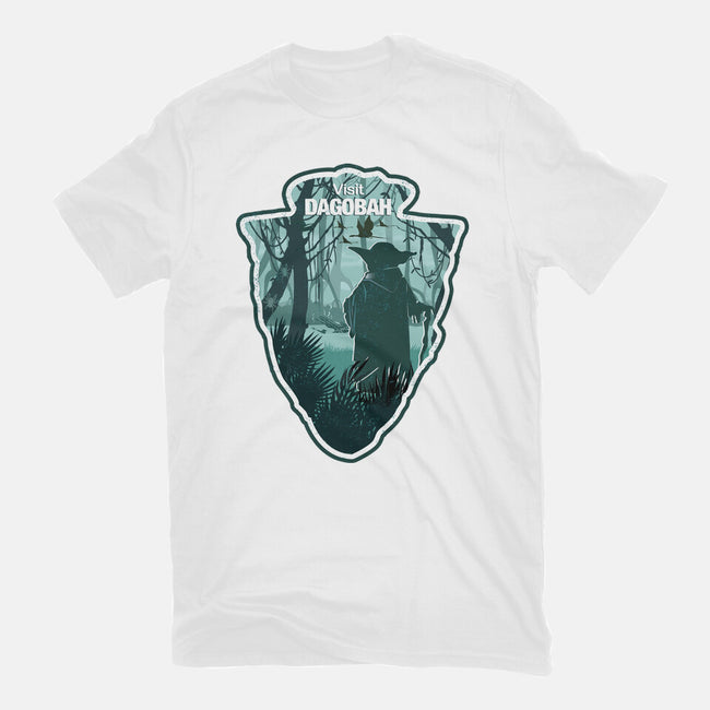 Visit Dagobah-Womens-Fitted-Tee-palmstreet
