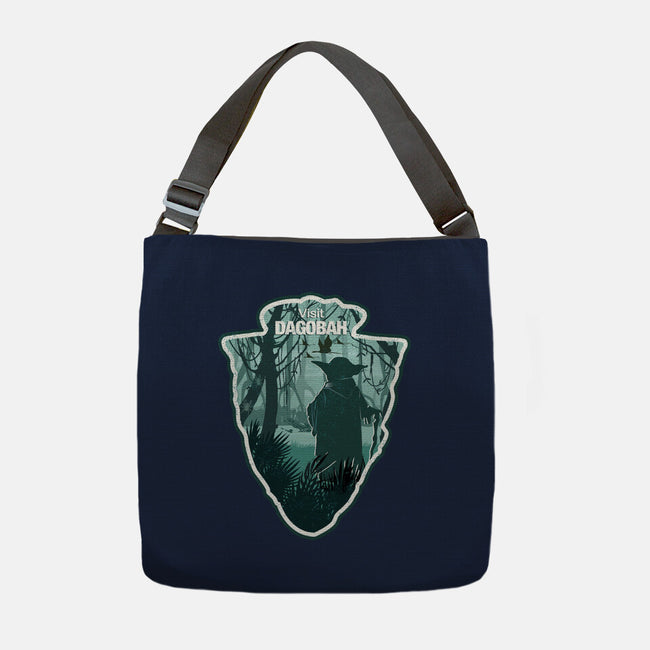 Visit Dagobah-None-Adjustable Tote-Bag-palmstreet