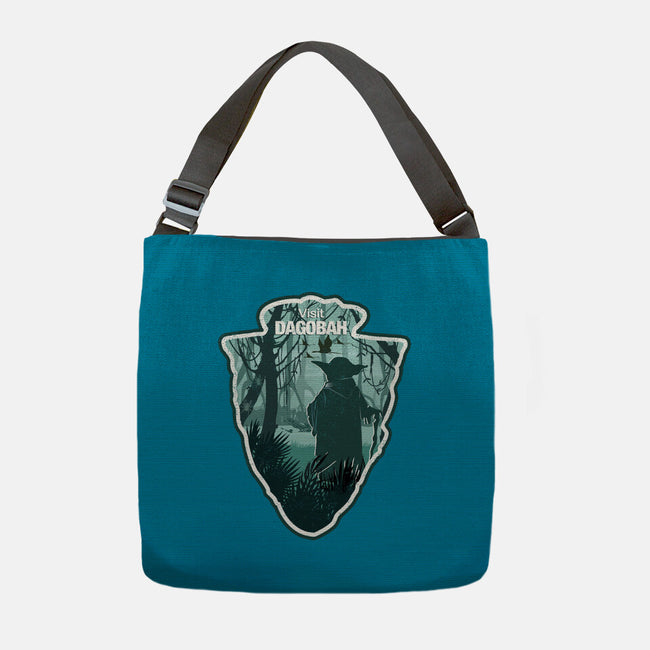 Visit Dagobah-None-Adjustable Tote-Bag-palmstreet