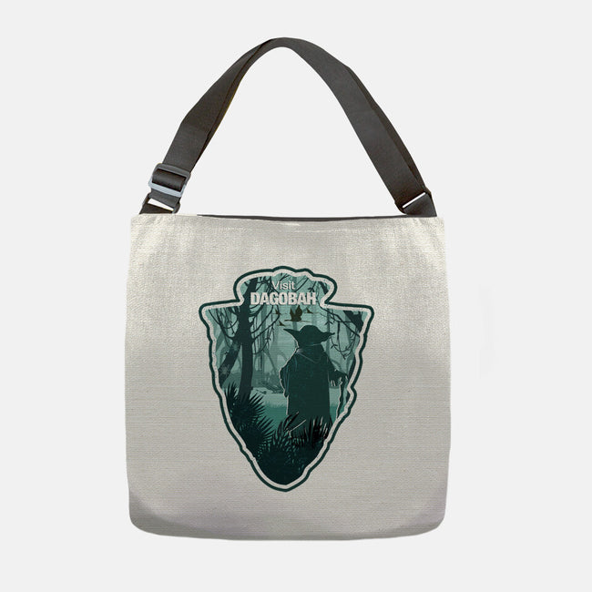 Visit Dagobah-None-Adjustable Tote-Bag-palmstreet