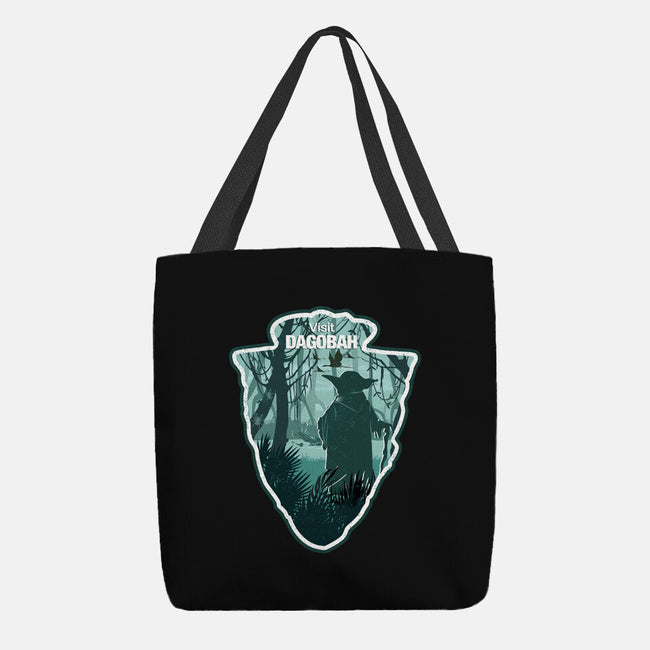Visit Dagobah-None-Basic Tote-Bag-palmstreet