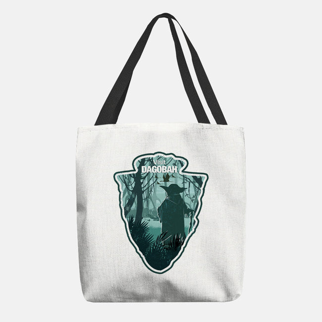 Visit Dagobah-None-Basic Tote-Bag-palmstreet