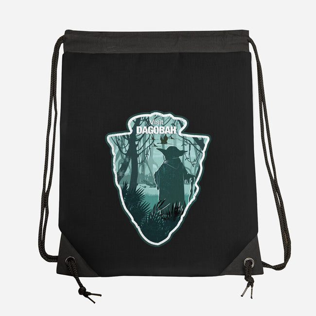 Visit Dagobah-None-Drawstring-Bag-palmstreet
