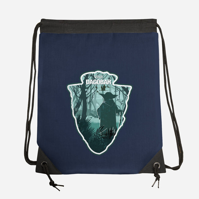 Visit Dagobah-None-Drawstring-Bag-palmstreet