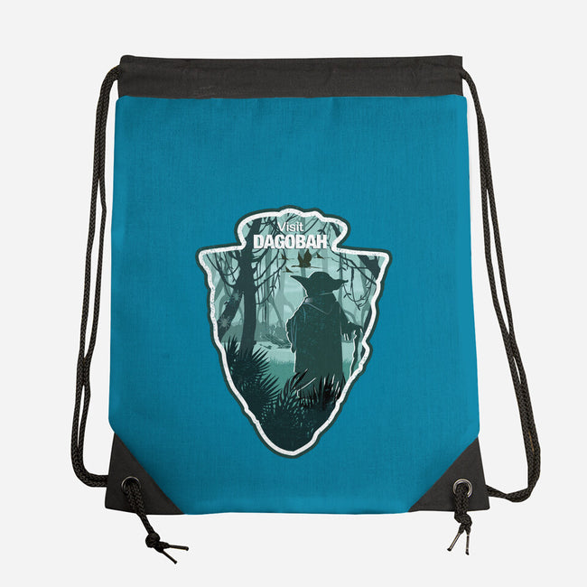 Visit Dagobah-None-Drawstring-Bag-palmstreet