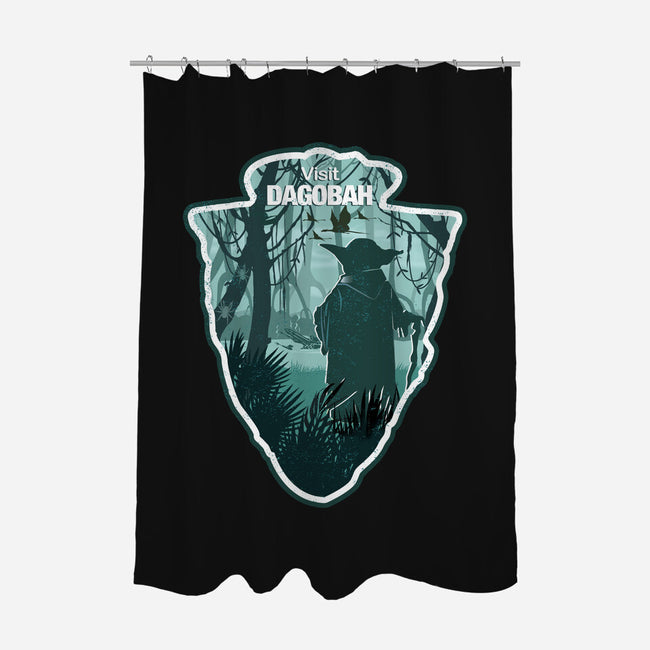 Visit Dagobah-None-Polyester-Shower Curtain-palmstreet