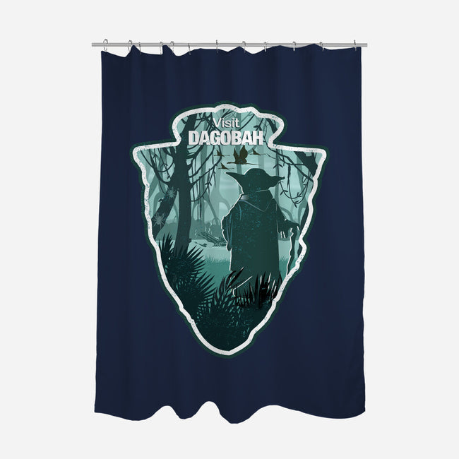Visit Dagobah-None-Polyester-Shower Curtain-palmstreet