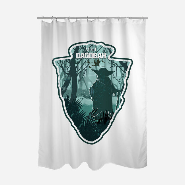 Visit Dagobah-None-Polyester-Shower Curtain-palmstreet