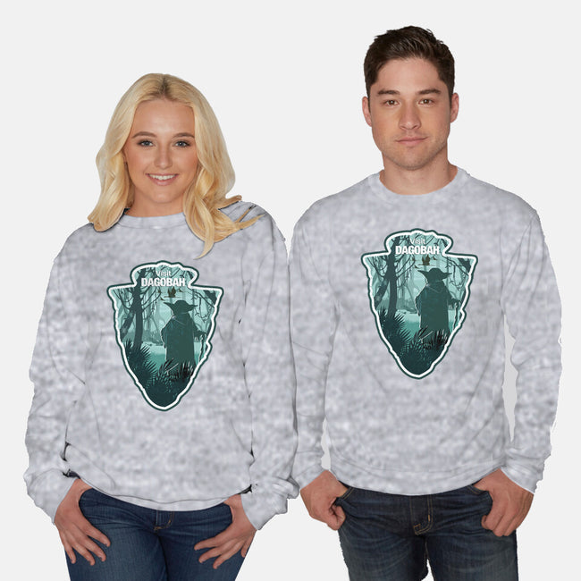 Visit Dagobah-Unisex-Crew Neck-Sweatshirt-palmstreet