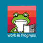 Work In Frogress-Unisex-Basic-Tee-imisko