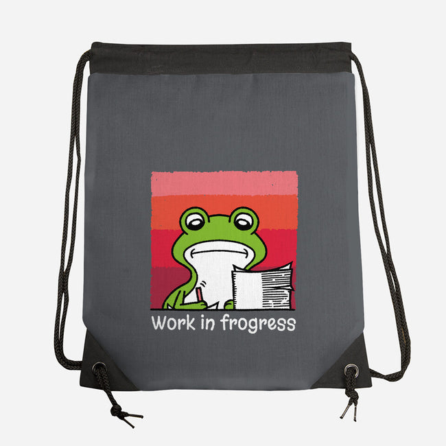 Work In Frogress-None-Drawstring-Bag-imisko