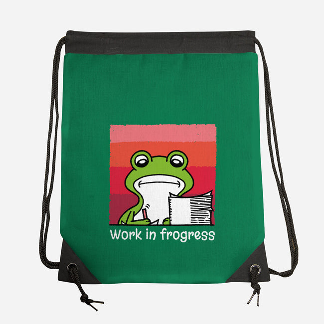 Work In Frogress-None-Drawstring-Bag-imisko