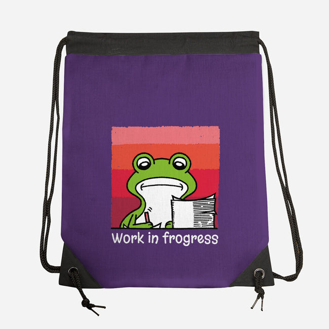 Work In Frogress-None-Drawstring-Bag-imisko