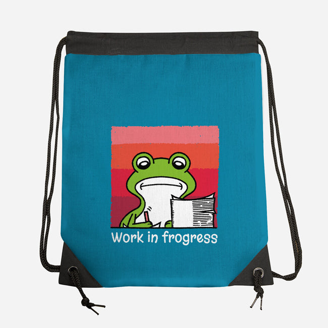 Work In Frogress-None-Drawstring-Bag-imisko