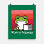Work In Frogress-None-Matte-Poster-imisko