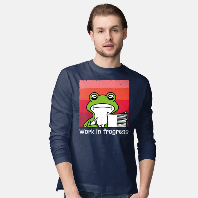 Work In Frogress-Mens-Long Sleeved-Tee-imisko