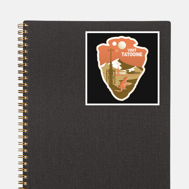 Visit Tatooine-None-Glossy-Sticker-palmstreet