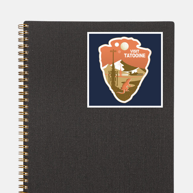 Visit Tatooine-None-Glossy-Sticker-palmstreet