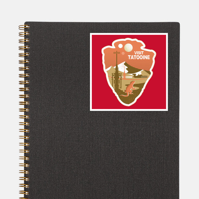 Visit Tatooine-None-Glossy-Sticker-palmstreet